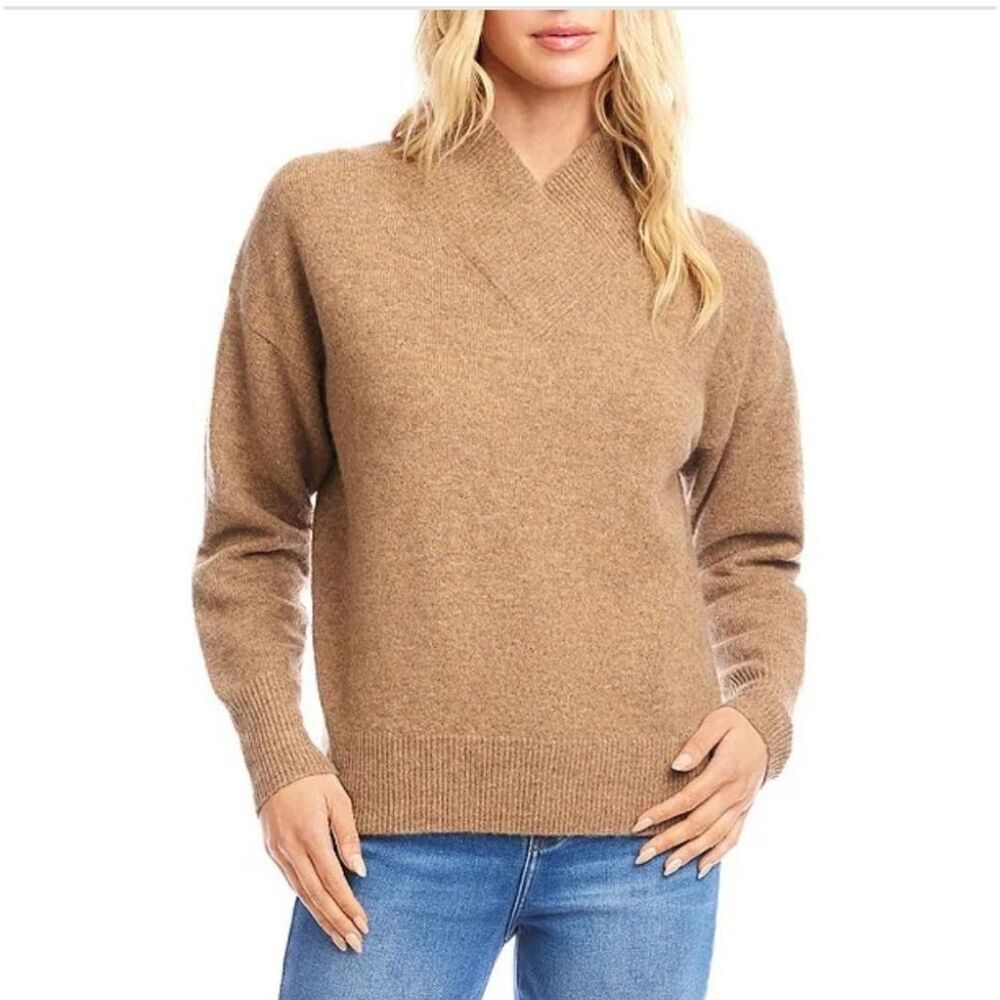 NWT Atoir The Skie Knit Top Camel Brown Nylon Mohair Wool Blend Size S / US 4